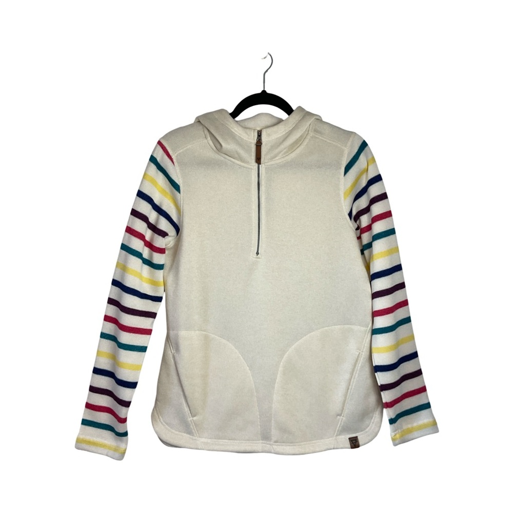 Lia Hooded Quarter Zip Sweater NWT